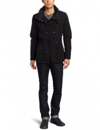 Calvin Klein Sportswear Men's Medium-weight Belted Jacket Calvin Klein Sportswear Men's Medium-weight Belted Jacket