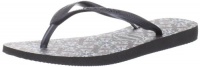 Havaianas Women's Slim Trendy Flip Flop,Black,37/38 BR/7-8 M US Havaianas Women's Slim Trendy Flip Flop,Black,37/38 BR/7-8 M US