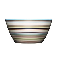 Bold, vibrant stripes make this durable Iittala bowl a cheerful additional to any table. Designed to mix and match easily with other Iittala collections, it's a perfect example of functional, ever-adaptable style.