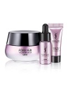 This deluxe set includes a full-size Forever Youth Liberator Crème SPF 15 (50 mL), travel-size Forever Youth Liberator Serum (15 mL) and a deluxe sample Forever Youth Liberator Eye Crème (3 mL).