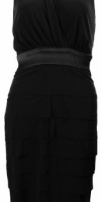 Evan Picone Women's Evan Picone Matte Jersey Shutter Halter Dress