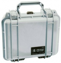 Pelican 1200 Case w/Foam (Silver) Pelican 1200 Case w/Foam (Silver)