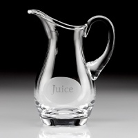 A very stylish jug for serving juice at the breakfast table or the bar. Amusingly decorated with 'Juice' for those early mornings! A very stylish jug for serving juice at the breakfast table or the bar. Amusingly decorated with 'Juice' for those early mornings!