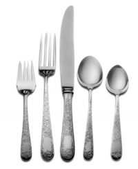 In heirloom-quality sterling, the Old Maryland flatware set has an engraved floral design and regal elegance that'll be enjoyed for generations to come. Crafted with the unsurpassed standards of Kirk Stieff, an American tradition. In heirloom-quality sterling, the Old Maryland flatware set has an engraved floral design and regal elegance that'll be enjoyed for generations to come. Crafted with the unsurpassed standards of Kirk Stieff, an American tradition.