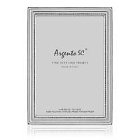 Gleaming sterling silver is accented with a slim braided pattern to create this classically elegant frame from Argento SC. Gleaming sterling silver is accented with a slim braided pattern to create this classically elegant frame from Argento SC.
