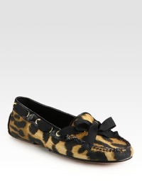 Surrounded by smooth leather trim, soft ribbon weaves its way in and out of this stretchy leopard-print canvas design. Canvas, leather and ribbon upperLeather lining and solePadded insoleMade in ItalyOUR FIT MODEL RECOMMENDS ordering one half size up as this style runs small. Surrounded by smooth leather trim, soft ribbon weaves its way in and out of this stretchy leopard-print canvas design. Canvas, leather and ribbon upperLeather lining and solePadded insoleMade in ItalyOUR FIT MODEL RECOMMENDS ordering one half size up as this style runs small.