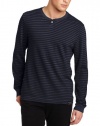 Calvin Klein Jeans Men's Fine Line Stripe Knit Top