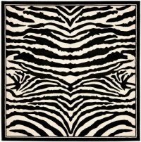 Area Rug 6x6 Square Traditional White - Black Color - Safavieh Lyndhurst Rug from RugPal Area Rug 6x6 Square Traditional White - Black Color - Safavieh Lyndhurst Rug from RugPal