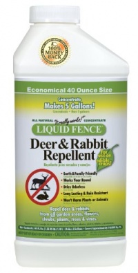 Liquid Fence 113 Deer and Rabbit Repellent, 40-Ounce Concentrate