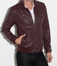 G by GUESS Vladimir Faux-Leather Jacket G by GUESS Vladimir Faux-Leather Jacket