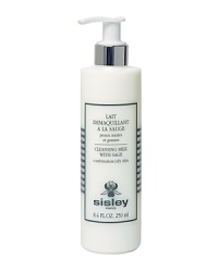 Eliminates excess sebum secretions in combination to oily skin. This cleansing milk, formulated with Sage extracts, is particularly recommended for normal, combination or oil-prone skin. Its fluid texture provides an instant feeling of well-being. It purifies the skin by thoroughly removing all makeup, impurities and excess sebum. It leaves skin feeling clean and soft.Directions for Use:Apply with fingertips to the face and throat; massage gently in circles to fully dissolve all makeup. Wipe off with a tissue; you may prefer to rinse off with lukewarm water. Gentle Eye and Lip Makeup Remover is more suited to remove makeup from the eyes and lips, which are more delicate. Eliminates excess sebum secretions in combination to oily skin. This cleansing milk, formulated with Sage extracts, is particularly recommended for normal, combination or oil-prone skin. Its fluid texture provides an instant feeling of well-being. It purifies the skin by thoroughly removing all makeup, impurities and excess sebum. It leaves skin feeling clean and soft.Directions for Use:Apply with fingertips to the face and throat; massage gently in circles to fully dissolve all makeup. Wipe off with a tissue; you may prefer to rinse off with lukewarm water. Gentle Eye and Lip Makeup Remover is more suited to remove makeup from the eyes and lips, which are more delicate.