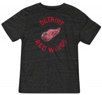 Detroit Red Wings Black Reebok Navigating The Logo Tri-Blend T-Shirt Detroit Red Wings Black Reebok Navigating The Logo Tri-Blend T-Shirt