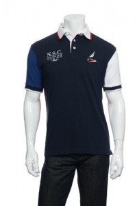 Nautica Men's Sailin Club Short Sleeve Polo Shirt Nautica Men's Sailin Club Short Sleeve Polo Shirt