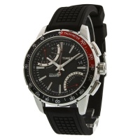 Timex Men's T2N705 Intelligent Quartz SL Series Fly-Back Chronograph Black Dial Black Silicone Strap Watch Timex Men's T2N705 Intelligent Quartz SL Series Fly-Back Chronograph Black Dial Black Silicone Strap Watch