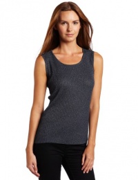 Jones New York Women's Sleeveless Ribbed Scoop Neck Shell Jones New York Women's Sleeveless Ribbed Scoop Neck Shell