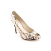 KORS Michael Kors Sadie Peep Toe Pumps, Classics Shoes Beige Womens