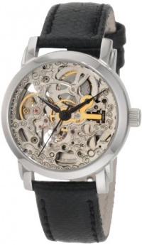 Akribos XXIV Women's AKR431SS Stainless Swiss Automatic Skeleton Watch