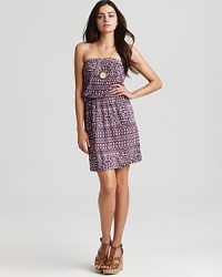 Velvet by Graham & Spencer Dress - Printed Strapless Velvet by Graham & Spencer Dress - Printed Strapless