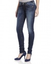 True Religion Women's Stella Basic Skinny, Whiskey Blues, 32