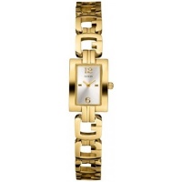 Guess Women's W80053L1 Gold Stainless-Steel Quartz Watch with Silver Dial Guess Women's W80053L1 Gold Stainless-Steel Quartz Watch with Silver Dial