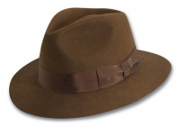 Indiana Jones Men's Wool Felt Fedora Indiana Jones Men's Wool Felt Fedora