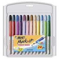Bic Mark It GXPMP24 - 24 Permanent Markers Bic Mark It GXPMP24 - 24 Permanent Markers