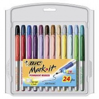 Bic Mark It GXPMP24 - 24 Permanent Markers