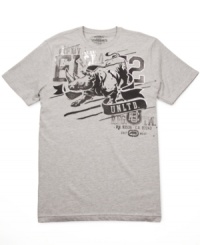 Comfortable and cool, this Ecko Unltd tee shows off your stylish animal instincts. Comfortable and cool, this Ecko Unltd tee shows off your stylish animal instincts.
