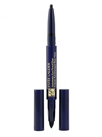 The ultimate eye styling tool. Versatile, double-ended pencil has twist-up color on one side, soft smudger on the other. Color tip is always perfectly shaped - never needs sharpening. Comes with an initial color cartridge plus one refill. Additional refills available. The ultimate eye styling tool. Versatile, double-ended pencil has twist-up color on one side, soft smudger on the other. Color tip is always perfectly shaped - never needs sharpening. Comes with an initial color cartridge plus one refill. Additional refills available.