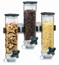 Zevro WM300 Indispensable SmartSpace Wall Mount Triple Dry-Food Dispenser Zevro WM300 Indispensable SmartSpace Wall Mount Triple Dry-Food Dispenser