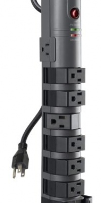 Belkin 8 Outlet Pivot Surge Protector with 6ft Cord and Telephone Protection