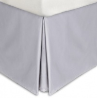 Calvin Klein Home Double Row Cord Solid Percale California King Bedskirt, Hyacinth Calvin Klein Home Double Row Cord Solid Percale California King Bedskirt, Hyacinth