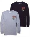 Get in touch with your roots in this long sleeve crew neck t-shirt by LRG.