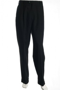 Alfani Black Solid Flat Front Dress Pants SZ 36 Alfani Black Solid Flat Front Dress Pants SZ 36