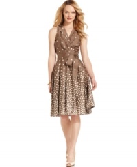 Anne Klein's A-line is pretty with a polka-dot print and feminine fit. Pairs easily with peep-toes for a classic, polished look. Anne Klein's A-line is pretty with a polka-dot print and feminine fit. Pairs easily with peep-toes for a classic, polished look.