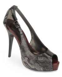 Fan the flames of desire in the Fever platform pumps by Carlos by Carlos Santana. The sexy d'Orsay side cutouts add undeniable sex appeal. Fan the flames of desire in the Fever platform pumps by Carlos by Carlos Santana. The sexy d'Orsay side cutouts add undeniable sex appeal.