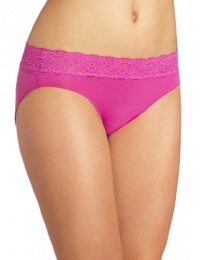 Bali Women's One Smooth U No Line No Slip Bikini With Lace Waistband Bali Women's One Smooth U No Line No Slip Bikini With Lace Waistband