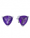 Effy Jewlery 14K White Gold Amethyst Earrings, 4.40 TCW