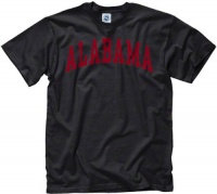Alabama Crimson Tide Youth Black Arch T-Shirt Alabama Crimson Tide Youth Black Arch T-Shirt