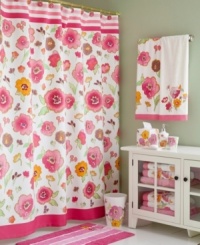 Blossoms in bloom. Bold, impressionistic florals in a fusion of dazzling colors creates a modern flair in this Floral Fusion shower curtain, inspired by the Lenox dinnerware of the same name. Blossoms in bloom. Bold, impressionistic florals in a fusion of dazzling colors creates a modern flair in this Floral Fusion shower curtain, inspired by the Lenox dinnerware of the same name.
