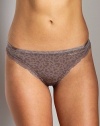 Calvin Klein Women's Seductive Comfort Thong With Lace