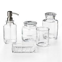 For more than 30 years, Waterworks has brought impeccable style, craftsmanship and service to the American Bath. The Apothecary Collection inspired from authentic apothecary jars, has been styled with generous dimensions appropriate for today's consumer needs. The durability of the heavy glass mixed with rounded, clean styling create the perfect mix for any bath environment. For more than 30 years, Waterworks has brought impeccable style, craftsmanship and service to the American Bath. The Apothecary Collection inspired from authentic apothecary jars, has been styled with generous dimensions appropriate for today's consumer needs. The durability of the heavy glass mixed with rounded, clean styling create the perfect mix for any bath environment.