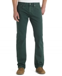 Spruce up your forest of denim with these cool colored jeans from Levi's. Spruce up your forest of denim with these cool colored jeans from Levi's.