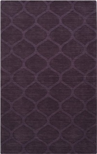 5' x 8' Rectangular Surya Area Rug M5119-58 Prune Purple Color Handmade in India Mystique Collection 5' x 8' Rectangular Surya Area Rug M5119-58 Prune Purple Color Handmade in India Mystique Collection