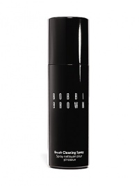 This alcohol free spray formula is designed to clean brushes instantly between makeup applications. Quick drying and gentle enough to be used on both natural and synthetic brushes. Ideal for use between brush shampoos. 3.38 oz. This alcohol free spray formula is designed to clean brushes instantly between makeup applications. Quick drying and gentle enough to be used on both natural and synthetic brushes. Ideal for use between brush shampoos. 3.38 oz.