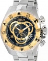 Invicta 11003 Reserve Men's Excursion Swiss Made Quartz Chronograph Gold Tone Stainless Steel Bracelet Watch