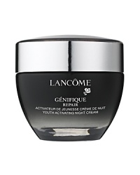 You sleep. Genes don't. Wake up to visibly repaired skin. As if you've slept at least two extra hours. During the night, the speed of cell regeneration doubles. By screening over 4000 genes, our laboratories identified the genes responsible for making this activity happen. Lancôme's first night care boosts the activity of genes. The first morning, skin looks smoother and fresher. Night after night, skin is visibly younger and rested. Based on consumer evaluations. In-vitro test on genes. You sleep. Genes don't. Wake up to visibly repaired skin. As if you've slept at least two extra hours. During the night, the speed of cell regeneration doubles. By screening over 4000 genes, our laboratories identified the genes responsible for making this activity happen. Lancôme's first night care boosts the activity of genes. The first morning, skin looks smoother and fresher. Night after night, skin is visibly younger and rested. Based on consumer evaluations. In-vitro test on genes.