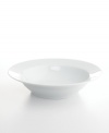Timeless, elegant and durable, this rimmed pasta serving bowl features a silky smooth white body and shiny clear glaze. A picture-perfect host for spaghetti, ziti or lo mein, this versatile table topper is an easy match for almost any dinnerware and decor.