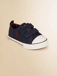 Crafted in a classic double grip-tape sneaker silhouette in supple suede with pony embroidery and rubber sole.Double grip-tape closureSuede upperRubber solePadded insoleImported Crafted in a classic double grip-tape sneaker silhouette in supple suede with pony embroidery and rubber sole.Double grip-tape closureSuede upperRubber solePadded insoleImported