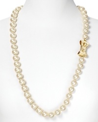 A perfectly presentable take on pearls, kate spade new york's bow-bedecked strand wraps up everyday looks in classic fashion. A perfectly presentable take on pearls, kate spade new york's bow-bedecked strand wraps up everyday looks in classic fashion.